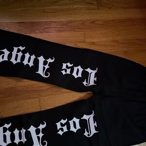 SHEIN Black Skinny Jeans with White Print